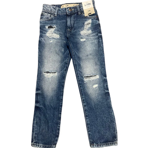 Wholesale parcel of Ex chainstore boys ripped effect jean