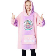 Load image into Gallery viewer, Assorted Kids Character Over Size Hoodie Blankets