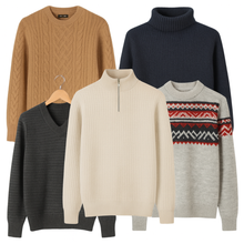 Load image into Gallery viewer, Assorted Men's Wholesale Knitwear Parcel, Lots of different styles