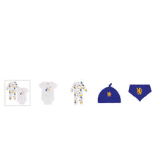 Load image into Gallery viewer, Football team inspired 4 piece baby set (style CHEL3385) Wholesale Pack of 12
