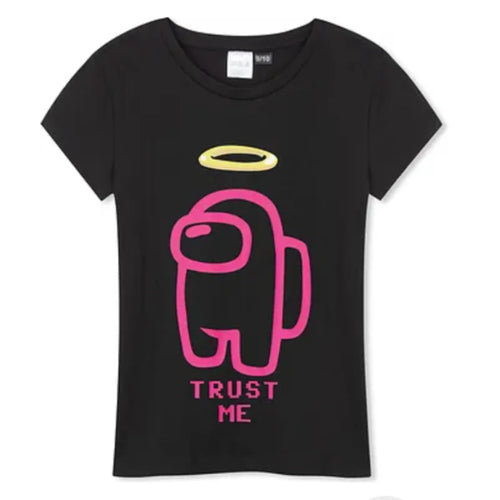 Girls Character Among Us 'Trust Me' T-shirt - Wholesale budget from Trade Clearing House, United Kingdom