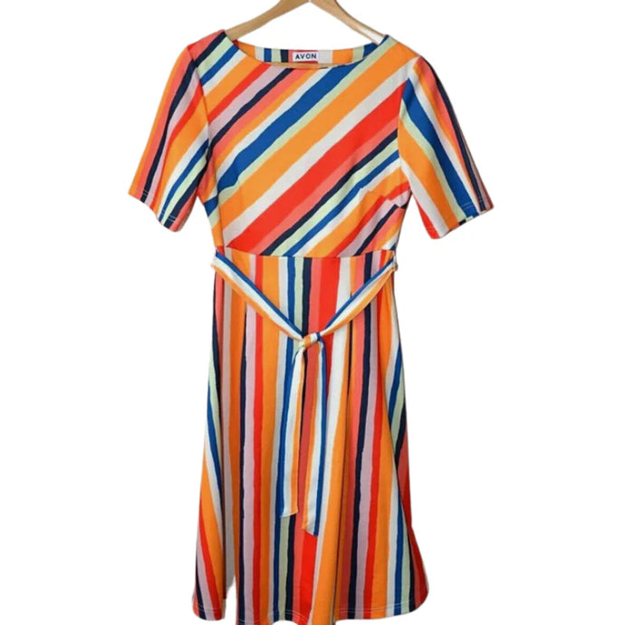 Women's Audrey Stripe Dress, wholesale parcel for resellers