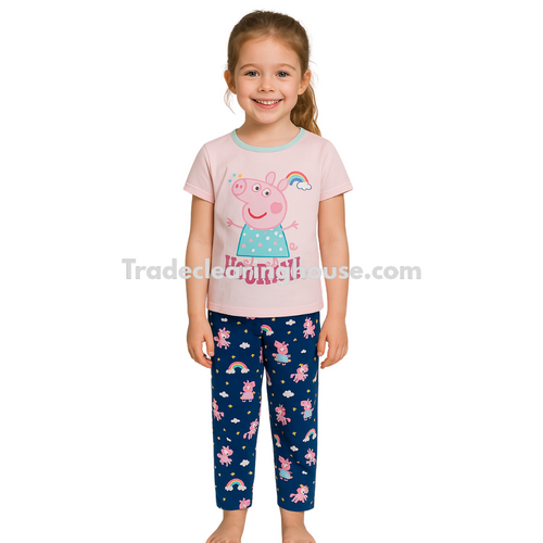 Girls Character Peppa pyjama wholesale bundle