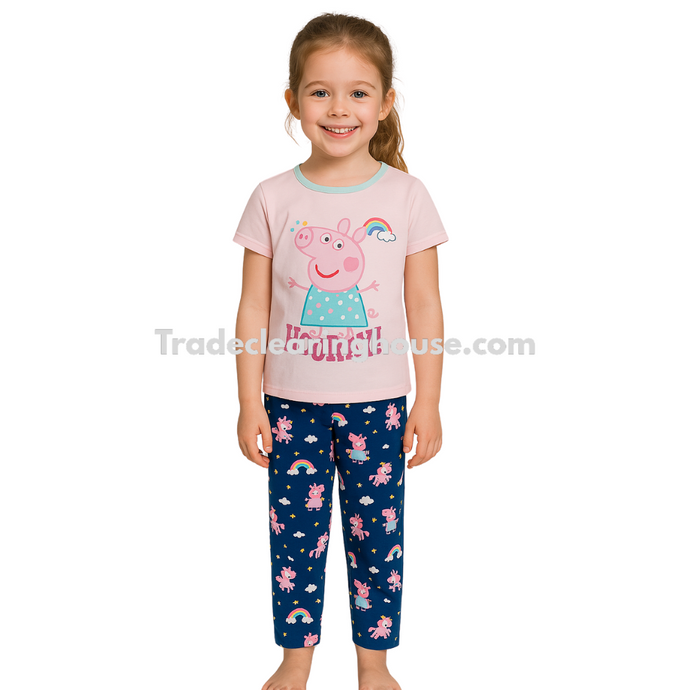 Girls Character Peppa pyjama wholesale bundle