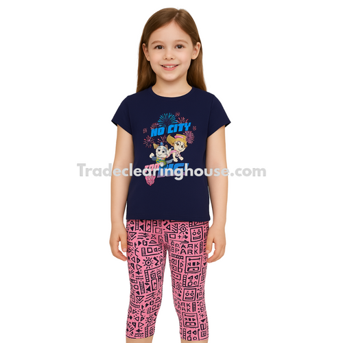 Girls Character Top and Leggings Set wholesale bundle