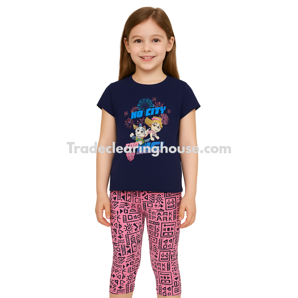 Girls Character Top and Leggings Set wholesale bundle