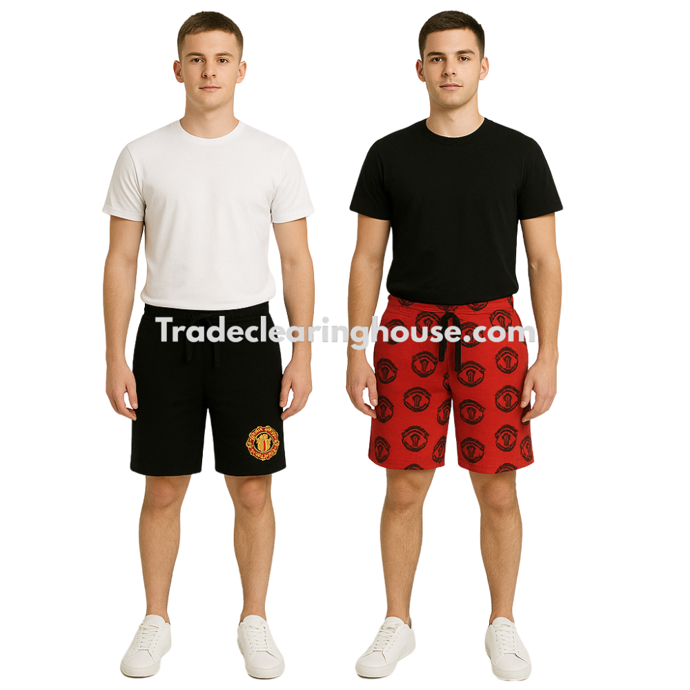 Men's Man United 2 Pack Shorts wholesale bundle