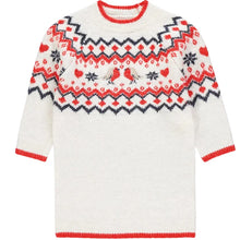 Load image into Gallery viewer, Wholesale Girls Ex Chainstore Fairisle knitted festive dress
