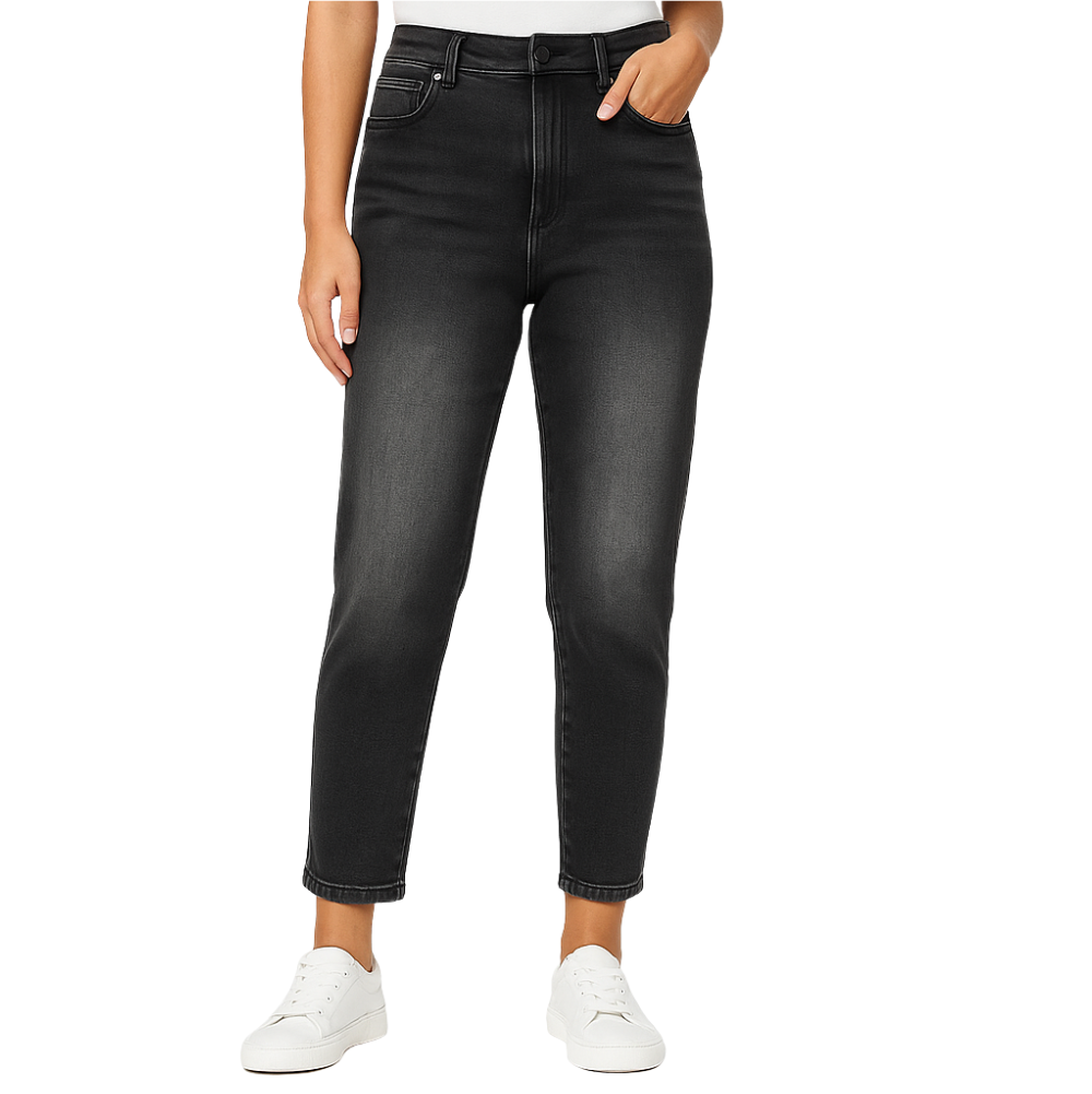 Women's Ex Chainstore High Waist Black Jeans wholesale parcel.