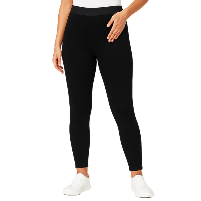 Women's Ex Chainstore High Waist Black Jeggings wholesale parcel.