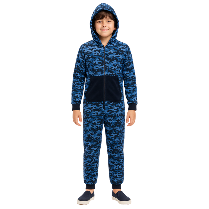 Wholesale Kids All in One Fleece Lounge Suits
