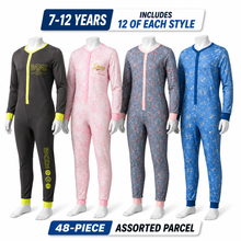 Load image into Gallery viewer, A fantastic wholesale parcel of Kids’ All-in-One Pyjamas, offering excellent quality, great presentation and a strong mix of boys’ and girls’ designs.
