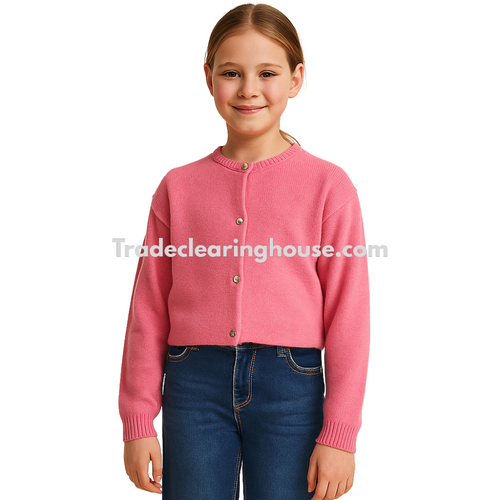 Girls Premium Wool Mix Cardigans - Wholesale bundle for resellers