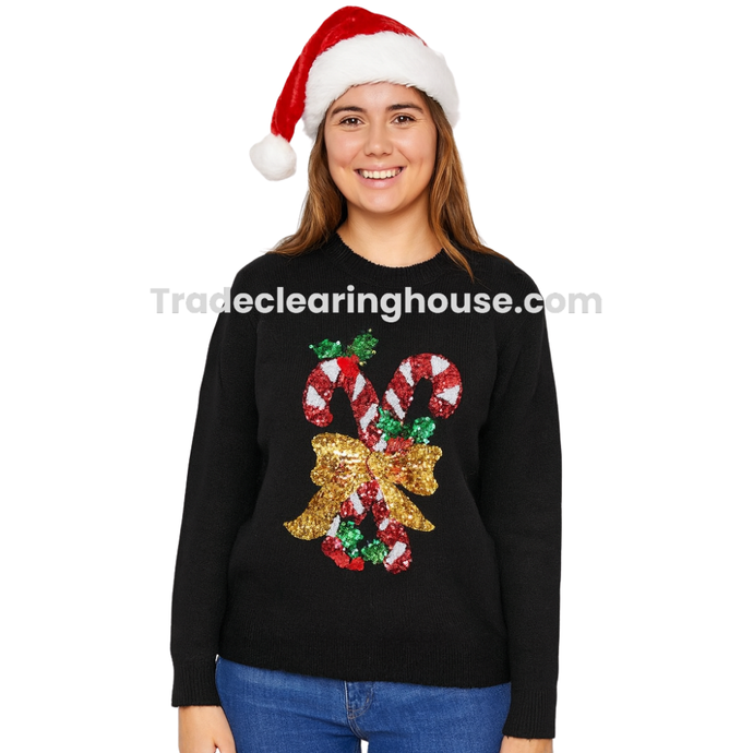 Wholesale Women's Christmas light up jumper parcel for resellers