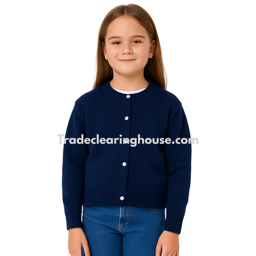Girls Premium Wool Mix Cardigans - Wholesale bundle for resellers