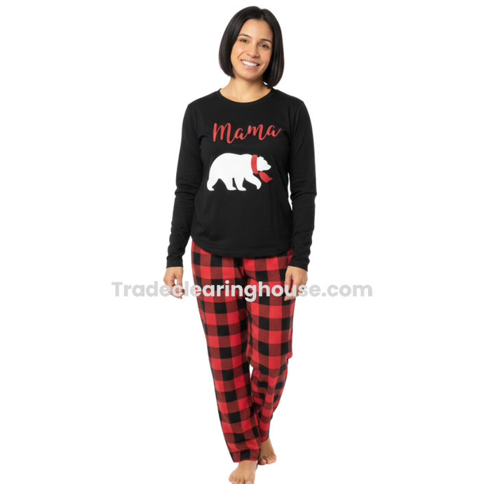 Wholesale parcel of Women's Christmas Pyjama Sets for resellers