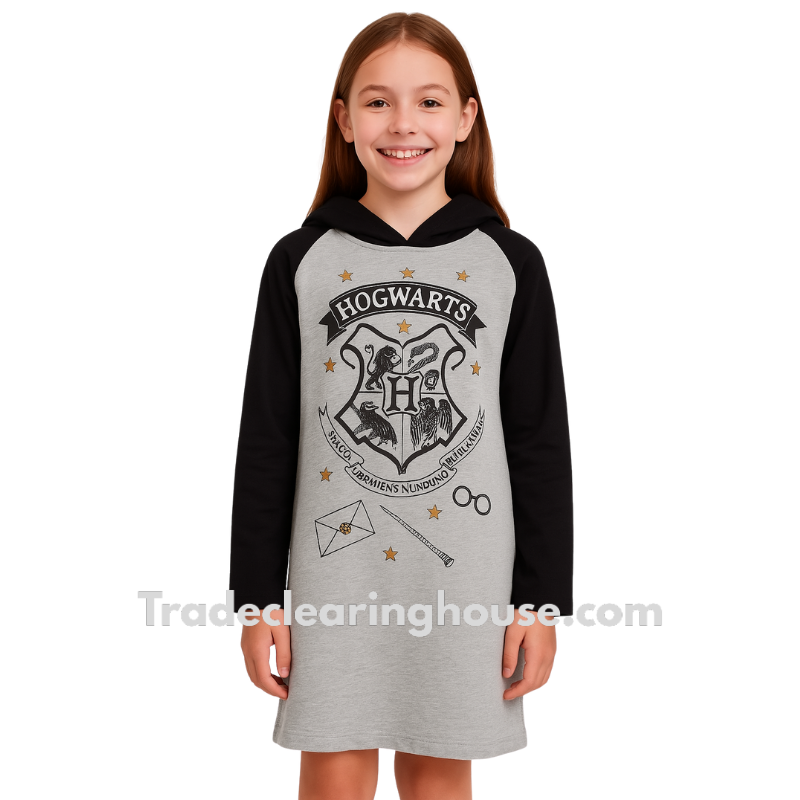 Girls Character Hoodie Dress wholesale parcel