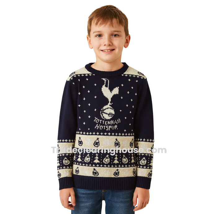 Wholesale parcel of Boys Spurs Christmas Jumpers for resellers from TCH.