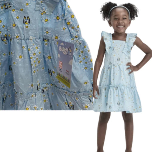 Wholesale parcel of Girls Character Bluey Printed Dresses