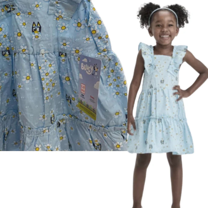 Wholesale parcel of Girls Character Bluey Printed Dresses