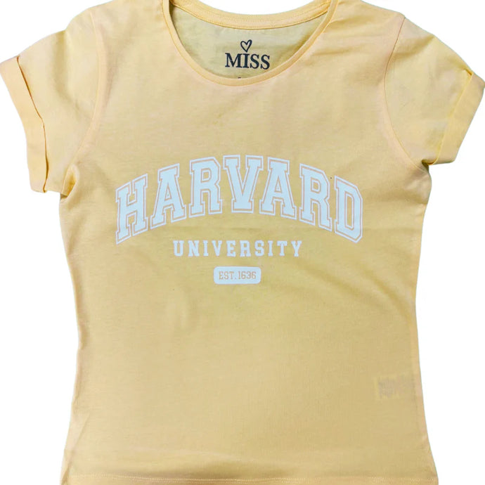 Wholesale bundles of Ex Chainstore Girls Harvard T-shirts