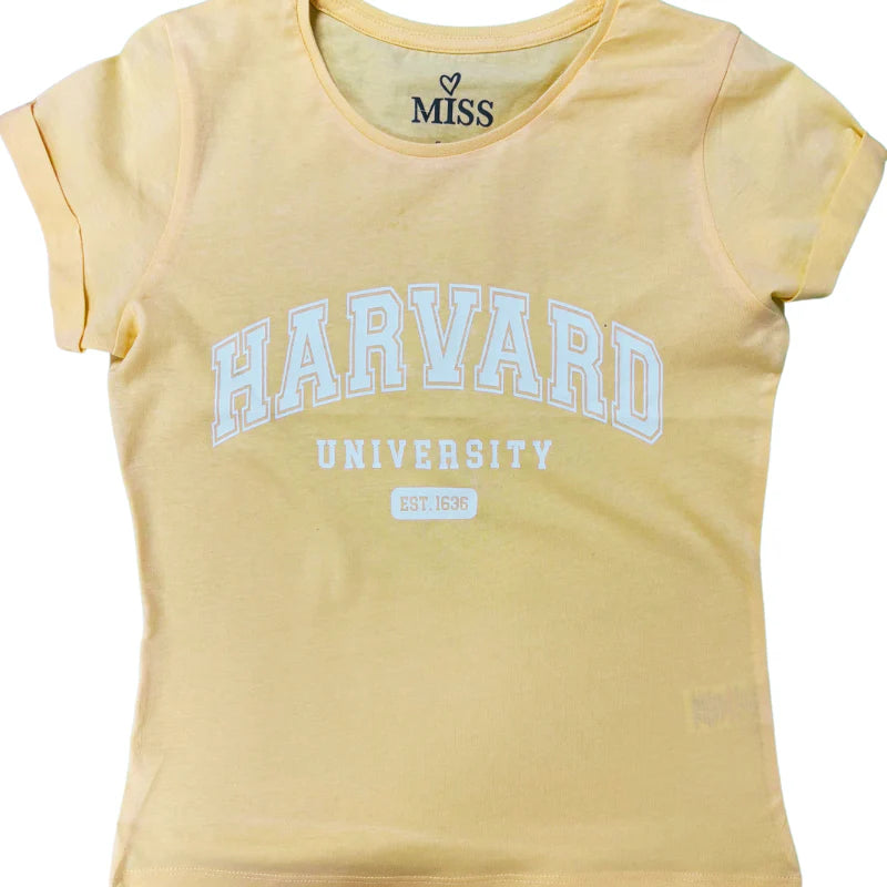 Wholesale bundles of Ex Chainstore Girls Harvard T-shirts