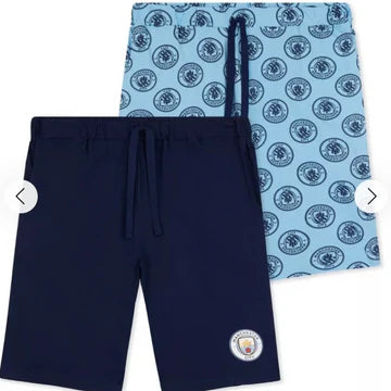 Boys, Man City 2 Pack Shorts wholesale bundle
