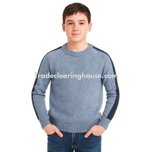 Wholesale parcel of Boys wool mix sweaters for resellers from TCH.