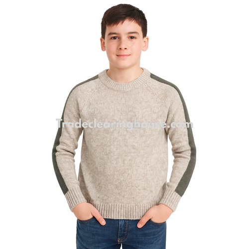 Wholesale parcel of Boys wool mix sweaters for resellers from TCH.