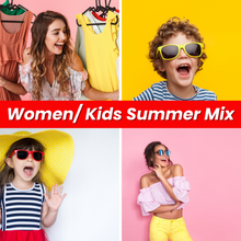 Load image into Gallery viewer, Women&#39;s and Kids Clothing Samples, One-Off Designs wholesale Parcel 
