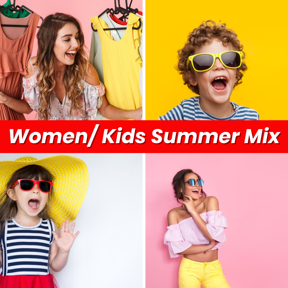 Women's and Kids Clothing Samples, One-Off Designs wholesale Parcel 