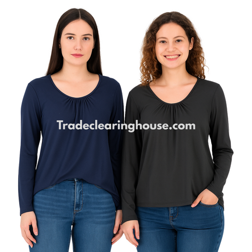 Women's Soft Drape Jersey Tops, a great wholesale parcel for resellers
