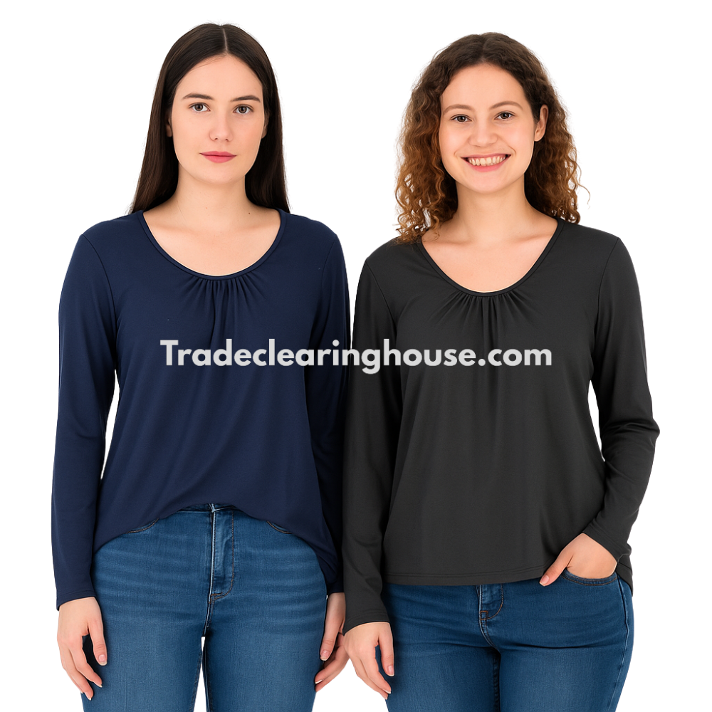 Women's Soft Drape Jersey Tops, a great wholesale parcel for resellers