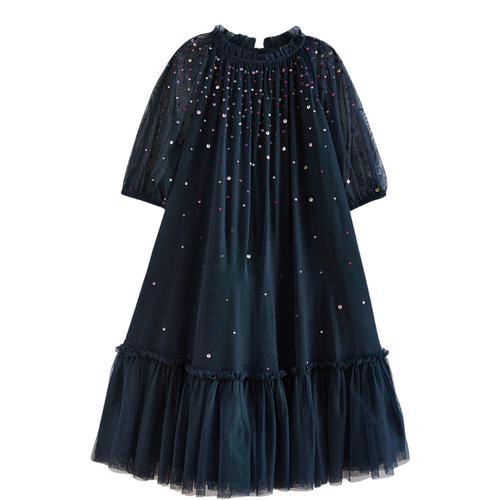 Girls Ex Chainstore Black Sparkle Party Dress wholesale Parcel