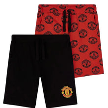 Load image into Gallery viewer, Men&#39;s Man United 2 Pack Shorts wholesale bundle
