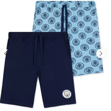 Load image into Gallery viewer, Wholesale parcel of Men&#39;s Man City 2 pack shorts 
